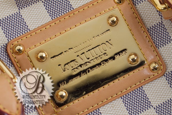 LOUIS VUITTON Damier Azur Berkeley Speedy Bag Purse For Sale 4