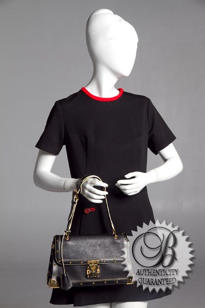 DUPLICATE LOUIS VUITTON Suhali Le Talentueux Handbag Bag Black 7