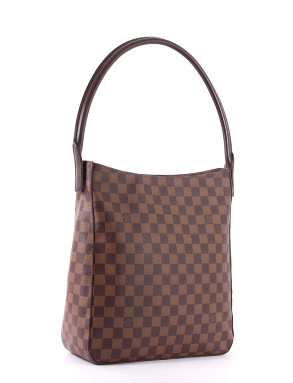 LOUIS VUITTON Damier Ebene Canvas LTD ED Looping GM Bag