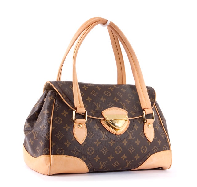 LOUIS VUITTON Monogram Canvas BEVERLY GM Shoulder Bag Tote