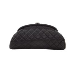 CHANEL Timeless Classic Caviar Black Clutch Bag