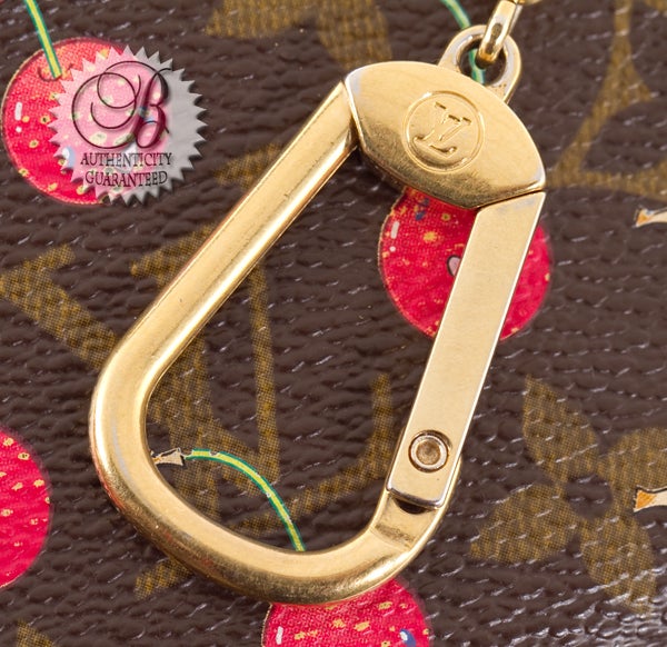 LOUIS VUITTON Cerises Cherries Pochette Cles Key Ring Case 2