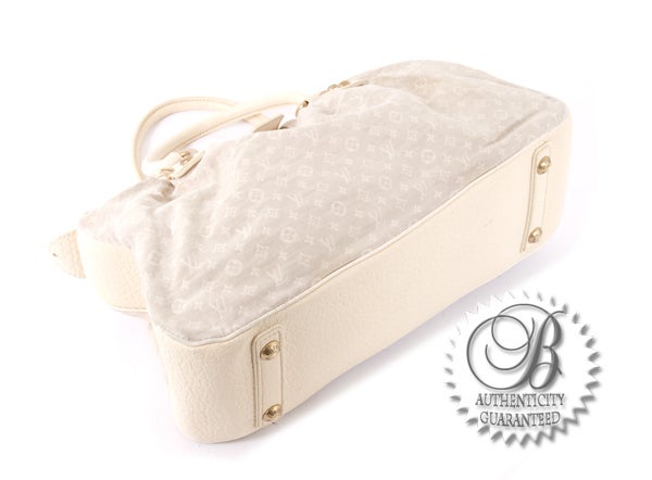 LOUIS VUITTON Mini Lin Sand Beige Trapeze GM Bag For Sale 1