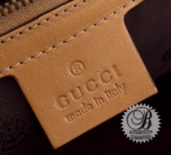 GUCCI Large JOCKEY Hobo Leather Tan Beige Shoudler Bag For Sale 4