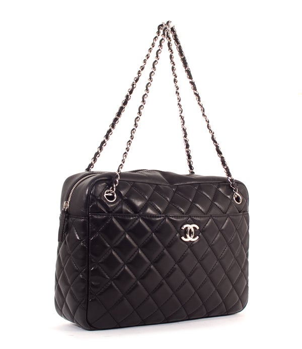 CHANEL Lambskin Large Camera Case Shoulder Bag