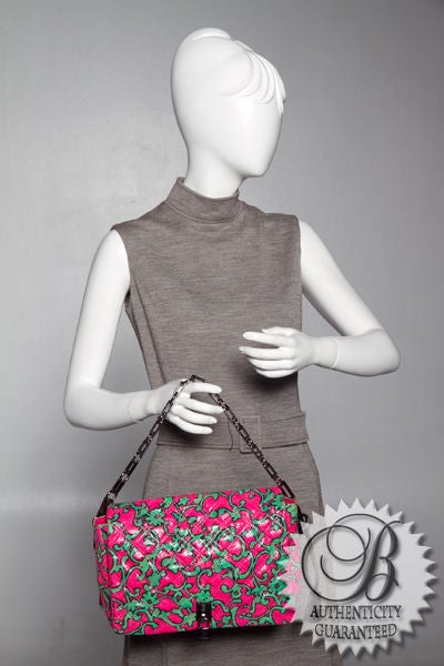 MARC JACOBS Pink Green Quilted Misfit Tote Bag NEW at 1stDibs