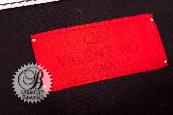 VALENTINO GARAVANI Metallic Nappa Leather Couture Braided Tote B For Sale 4