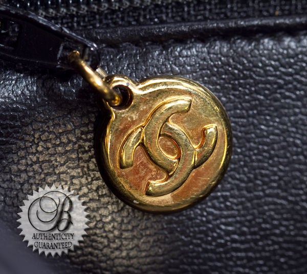 CHANEL Black Patent Leather Petite Shopping Bag 5