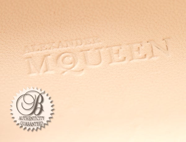 ALEXANDER McQUEEN Satin and Lace Knucklebox Clutch Bag 4