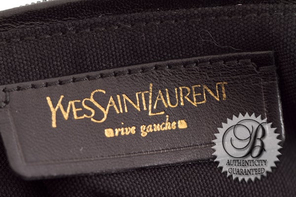 YSL Yves Saint Laurent Patent Leather Egglant Majorelle Bag 5
