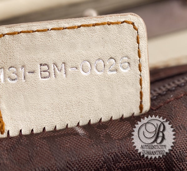 CHRISTIAN DIOR Bolso de Asa Superior Gaucho Grande Blanco Marfil 5