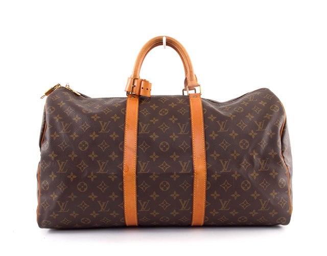 LOUIS VUITTON Monogram Canvas Keepall 50 Bag
