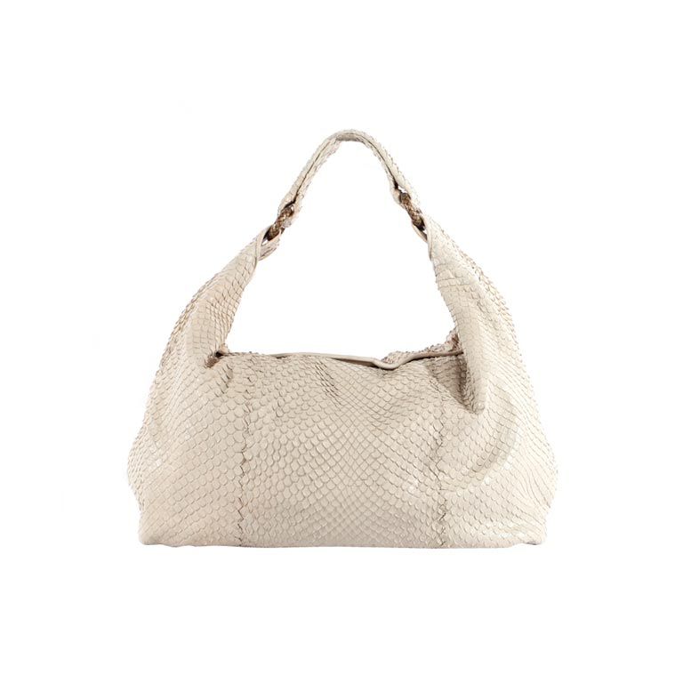 DUPLICATE BOTTEGA VENETA Anaconda Snakeskin SLOANE Hobo Bag
