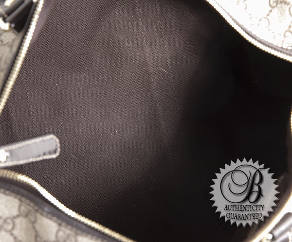 GUCCI Monogram Speedy Joy Boston Patent Trim Bag 3