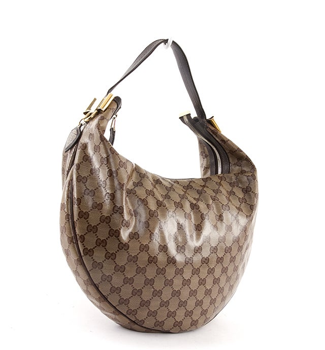 GUCCI Duchessa Crystal Hobo Purse Bag