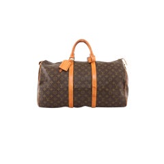 LOUIS VUITTON Monogram Canvas Keepall 50 Bag