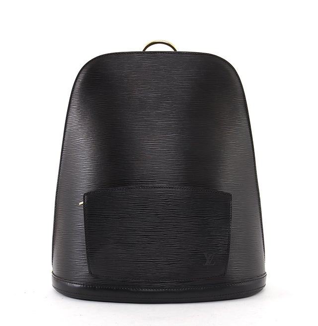 LOUIS VUITTON Black Epi Leather Gobelins Backpack