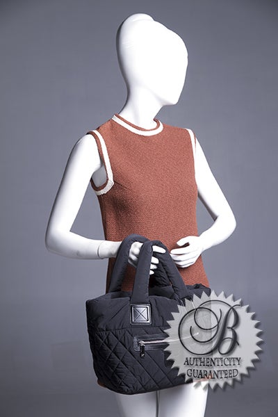 CHANEL Quilted Nylon Coco Cocoon Tote Bag For Sale 6