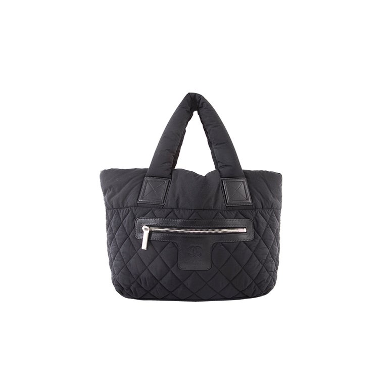 CHANEL Quilted Nylon Coco Cocoon Tote Bag For Sale
