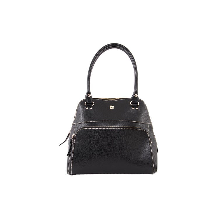 KATE SPADE Black Leather Westbury Top Handle Bag at 1stDibs