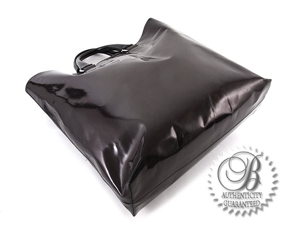 Women's PRADA Spazzolato Sfumato Tote Grey Ombre Shopper Tote Bag For Sale