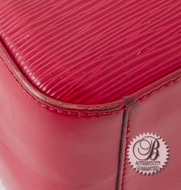 LOUIS VUITTON Red Epi  Leather Jasmin Bag 2