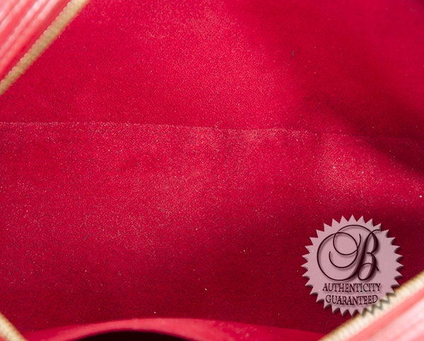 LOUIS VUITTON Red Epi  Leather Jasmin Bag 3