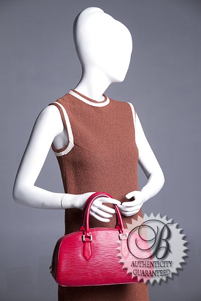LOUIS VUITTON Red Epi  Leather Jasmin Bag 6