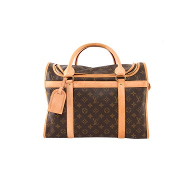 LOUIS VUITTON Monogram Canvas Sac Chien Dog Carrier Bag 40 at 1stDibs