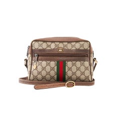 Gucci Monogram GG Vintage Crossbody Messenger Bag
