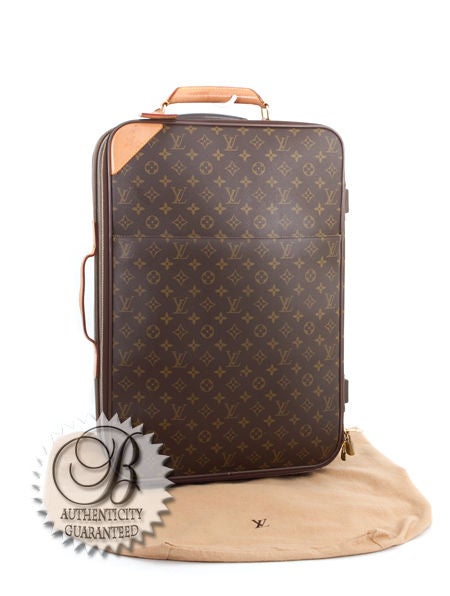 LOUIS VUITTON Pegase 55 Rolling Suitcase Luggage Bag 7