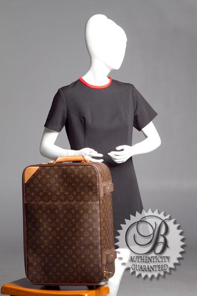 LOUIS VUITTON Pegase 55 Rolling Suitcase Luggage Bag 6