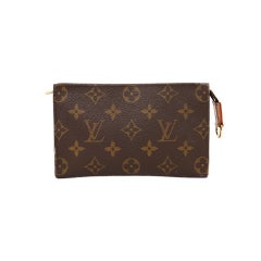 LOUIS VUITTON Monogram Canvas 15cm Cosmetic Purse Pochette Bag