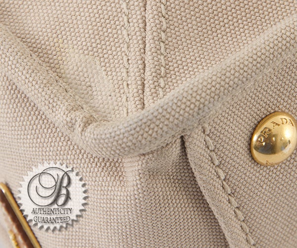 PRADA Runway Beige Canapa Baroque Flap Canapa Bag Tote 1