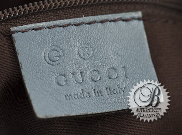 Gucci Guccissima GG Blue Hobo Britt Bag 5