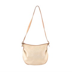 Gucci Vintage GG Monogram Canvas Ruching Shoulder Strap