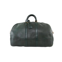 Louis Vuitton Green Taiga Leather Kendal Carryall Keepall travel