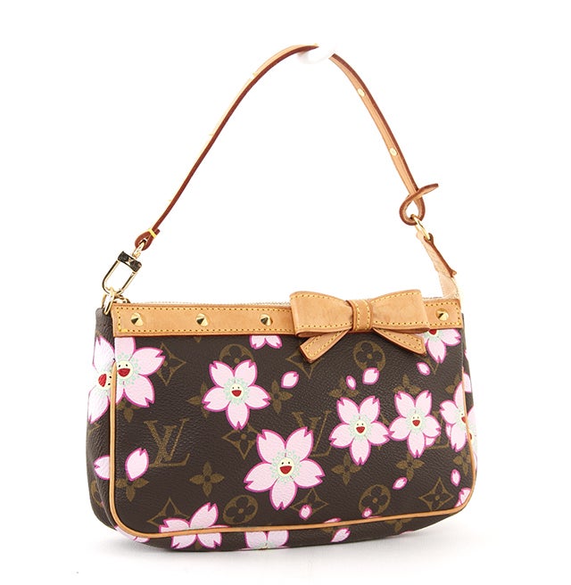 Louis Vuitton Cherry Blossom Pochette Accessories Bag For Sale at 1stDibs   lv cherry blossom pochette, louis vuitton sakura bag, louis vuitton pochette  cherry blossom