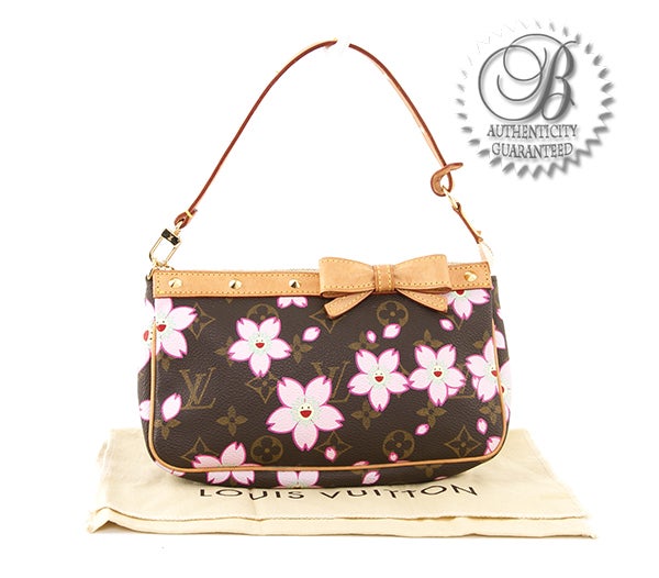 Louis Vuitton Cherry Blossom Pochette Accessories Bag For Sale 4