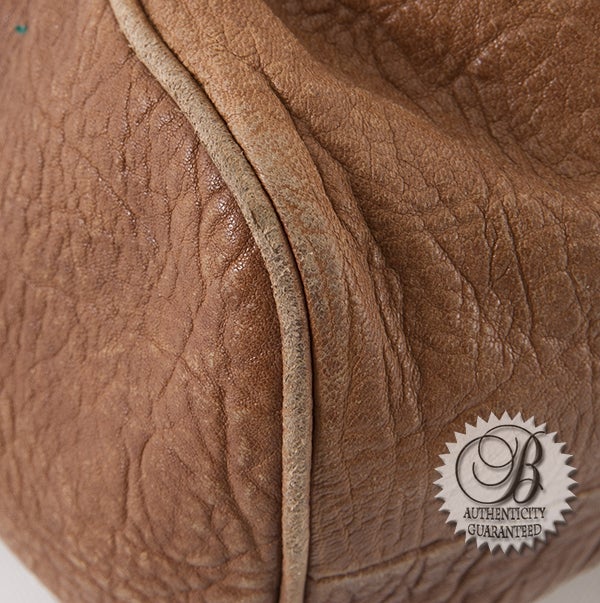 Jimmy Choo Caramel Embossed Leather Riki Shopper Bag For Sale 2