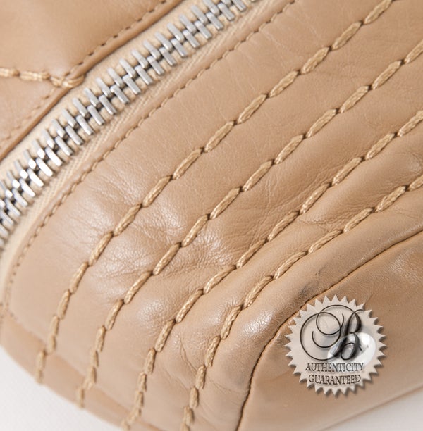 Women's Chanel Beige Lamb Diamond Stitch Expandable Tote Bag For Sale