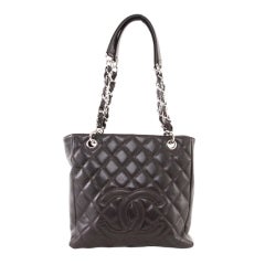 CHANEL Caviar Quilted Petit Timeless Tote PTT Beige 222964