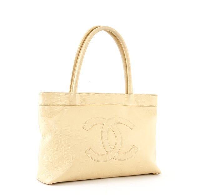 Chanel Vanilla Caviar Leather Executive Tote Bag