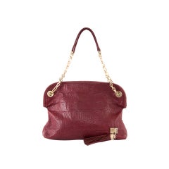 Louis Vuitton Burgundy Souple Whisper PM Tote