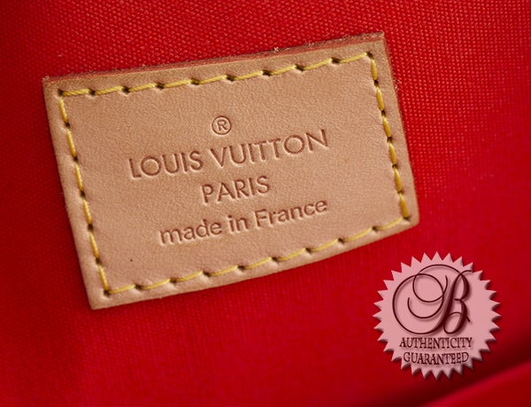 Louis Vuitton Sunset Orange Vernis Alma MM Bag For Sale 5