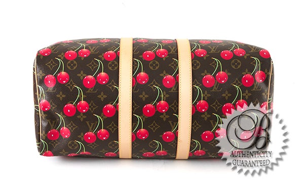 Louis Vuitton Cerises Cherries Keepall 45 Travel Bag For Sale 1