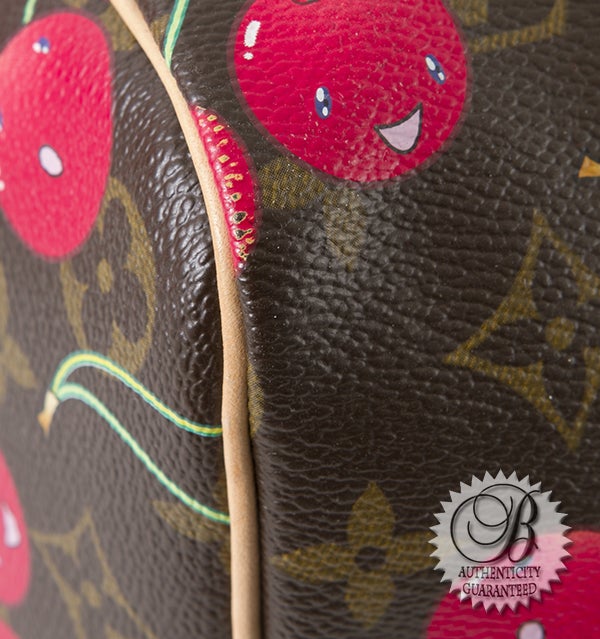 Louis Vuitton Cerises Cherries Keepall 45 Travel Bag For Sale 2