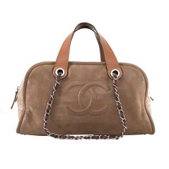 Chanel Khaki In the Mix Satchel Bag