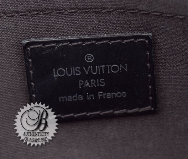 LOUIS VUITTON Black Epi Bowling Montaigne GM Bag For Sale 4