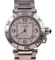 Cartier Pasha Seatimer Steel Watch 40.5 MM
